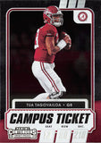 THE DOLLAR BIN 2021 Panini Contenders Draft Picks Campus Ticket TUA TAGOVAILOA ALABAMA