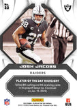 THE DOLLAR BIN 2022 PANINI NFL PLAYER OF THE DAY 22 JOSH JACOBS RAIDERS