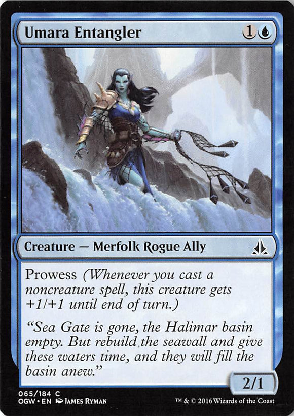 2016 Magic the Gathering Oath of the Gatewatch 065 UMARA ENTANGLER C