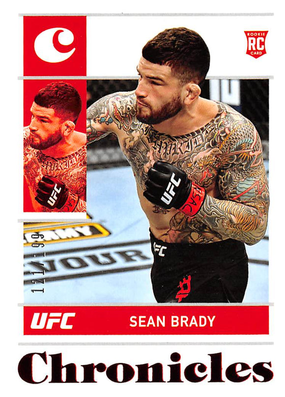 THE DOLLAR BIN 2022 Panini Chronicles UFC Red 94 SEAN BRADY RC 121/199