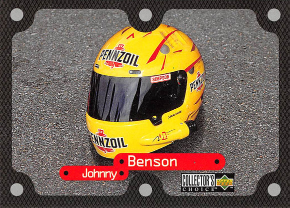 1997 Collector's Choice Speedecals S24 JOHNNY BENSON