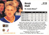 1991-92 PRO SET 215 BRETT HULL BLUES