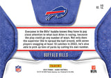 THE DOLLAR BIN 2023 SCORE HUDDLE UP ORANGE 12 BUFFALO BILLS