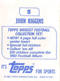 1983 Topps Stickers FOOTBALL 5-113