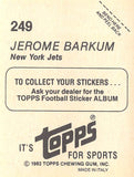 1982 Topps Stickers FOOTBALL 249-288