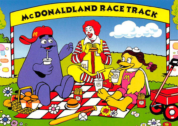 1996 Collect-A-Card The Adventures of Ronald McDonald: The McDonaldland 500