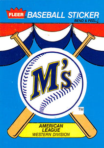 AI116 1989 Fleer Team Stickers