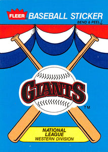 AI115 1989 Fleer Team Stickers