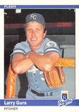 AI206 1984 FLEER 347 LARRY GURA ROYALS