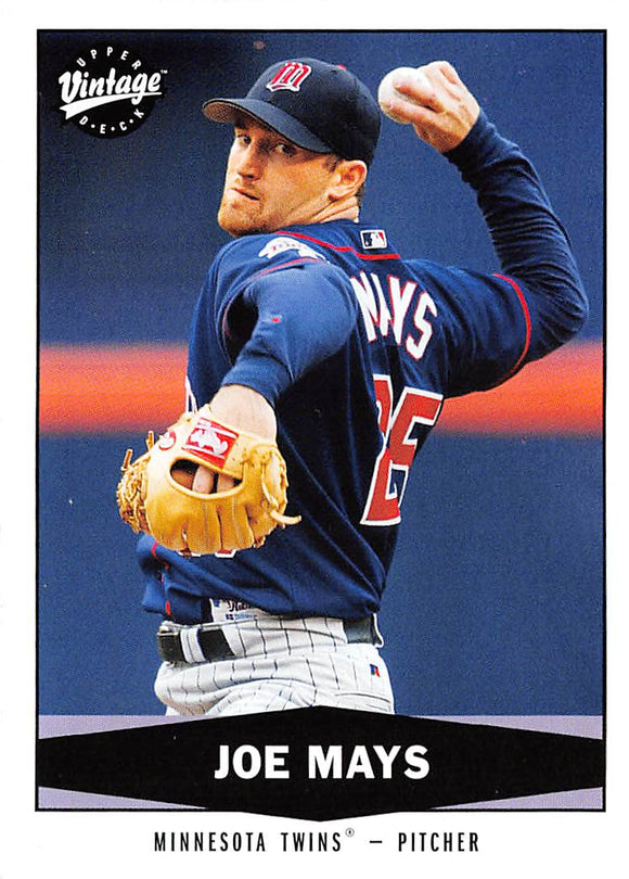 AI498 2004 Upper Deck Vintage 144 Joe Mays TWINS