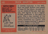 THE DOLLAR BIN 1972-73 Topps 145 Rick Martin SABRES