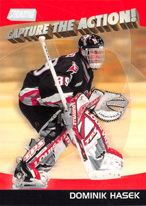 THE DOLLAR BIN 2000-01 Stadium Club Capture the Action CA5 DOMINIK HASEK SABRES