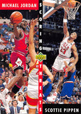 THE DOLLAR BIN 1992-93 UPPER DECK 62 MICHAEL JORDAN SCOTTIE PIPPEN BULLS