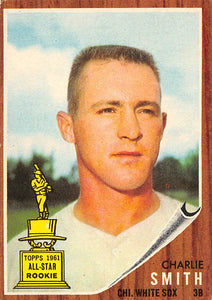 THE DOLLAR BIN 1962 TOPPS 283 CHARLIE SMITH RC WHITE SOX