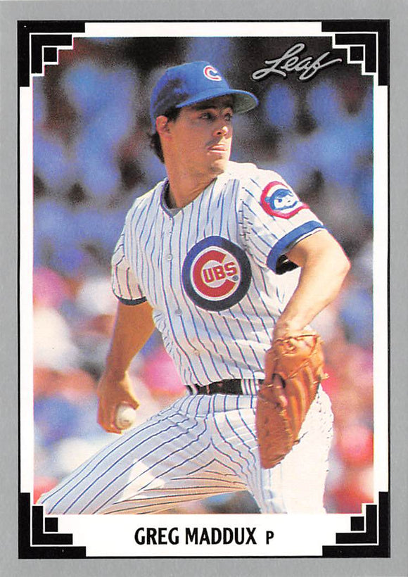 1991 LEAF 127 GREG MADDUX CUBS