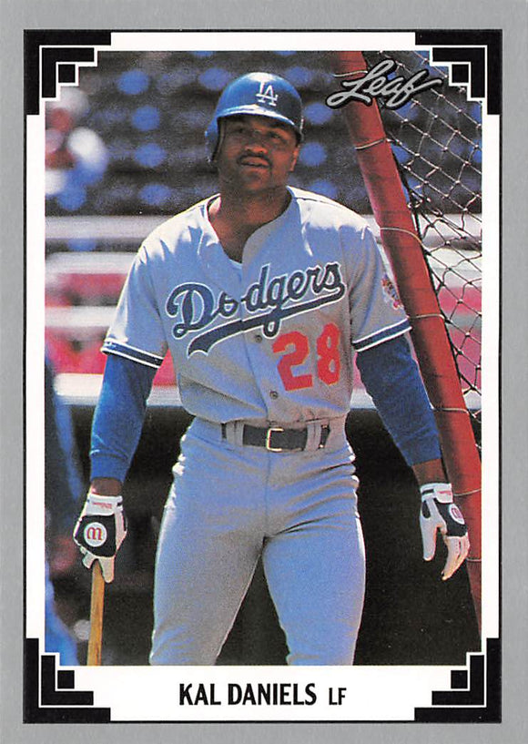 1991 LEAF 112 KAL DANIELS DODGERS