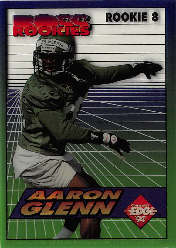 1994 Collectors Edge Boss Rookies 8 AARON GLENN JETS