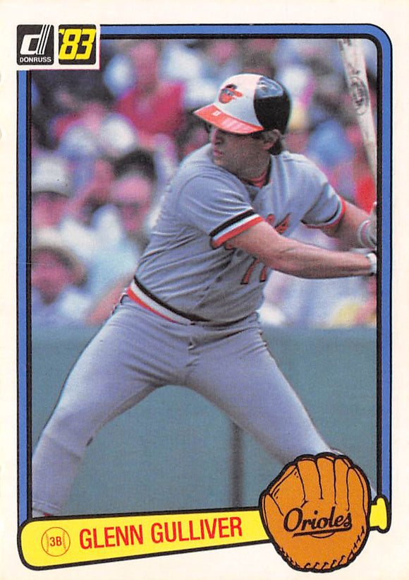 1983 DONRUSS 131 GLENN GULLIVER RC ORIOLES