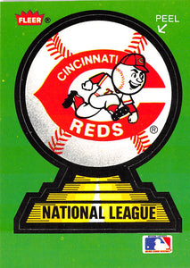 1988 Fleer Team Stickers NNO CINCINNATI REDS