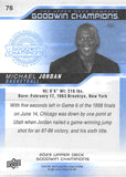 THE DOLLAR BIN 2023 UPPER DECK GOODWIN CHAMPIONS 76 MICHAEL JORDAN