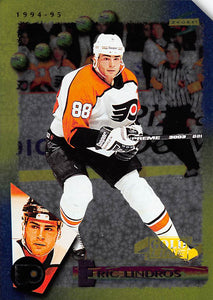 THE DOLLAR BIN 1994-95 Score Series I Retail Edition Samples GOLD LINE 1 ERIC LINDROS FLYERS