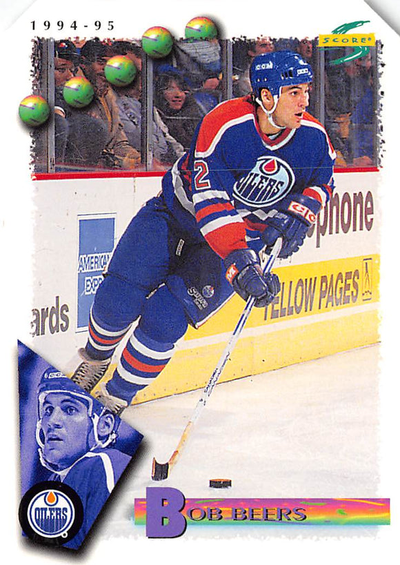 1994-95 Score Series I Retail Edition Samples 7 BOB BEERS OILERS