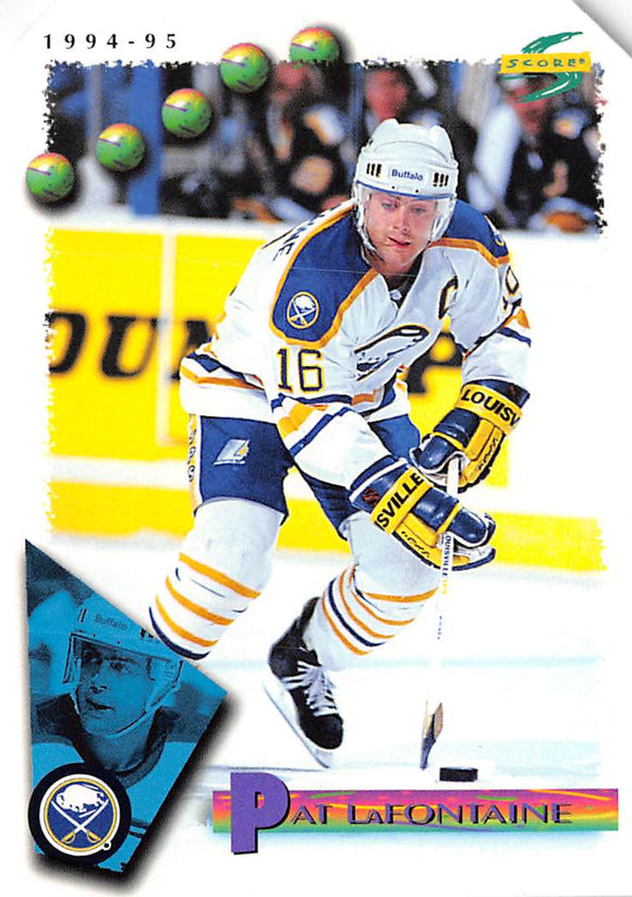 1994-95 Score Series I Retail Edition Samples 2 PAT LAFONTAINE SABRES