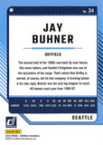 THE DOLLAR BIN 2024 Donruss Yellow Flood 34 JAY BUHNER MARINERS