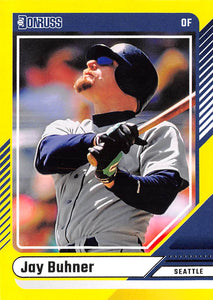 THE DOLLAR BIN 2024 Donruss Yellow Flood 34 JAY BUHNER MARINERS