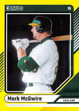 THE DOLLAR BIN 2024 Donruss Yellow Flood 53 MARK MCGWIRE A'S