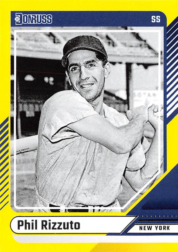 THE DOLLAR BIN 2024 Donruss Yellow Flood 38 PHIL RIZZUTO YANKEES