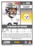 THE DOLLAR BIN 2024 SCORE ORANGE 235 CAMERON HEYWARD STEELERS