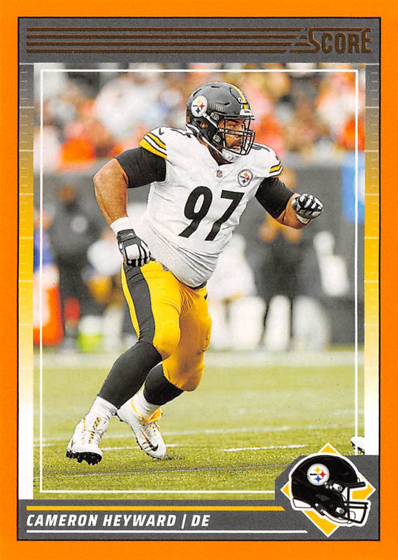 THE DOLLAR BIN 2024 SCORE ORANGE 235 CAMERON HEYWARD STEELERS