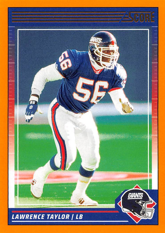 THE DOLLAR BIN 2024 SCORE ORANGE 289 LAWRENCE TAYLOR GIANTS