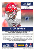 THE DOLLAR BIN 2024 SCORE ORANGE 336 TYLER GUYTON RC COWBOYS