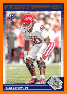 THE DOLLAR BIN 2024 SCORE ORANGE 336 TYLER GUYTON RC COWBOYS