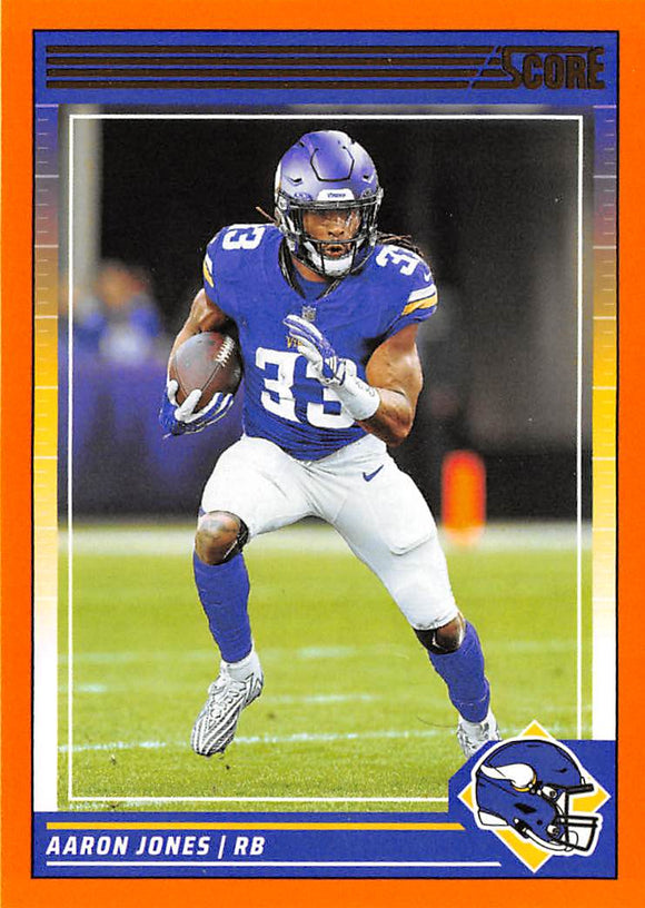 THE DOLLAR BIN 2024 SCORE ORANGE 103 AARON JONES VIKINGS