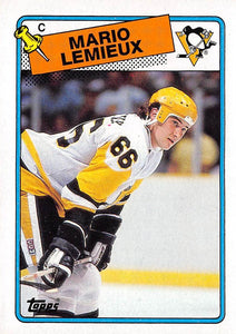 1988-89 TOPPS 1 MARIO LEMIEUX PENGUINS