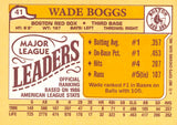 WADE BOGGS