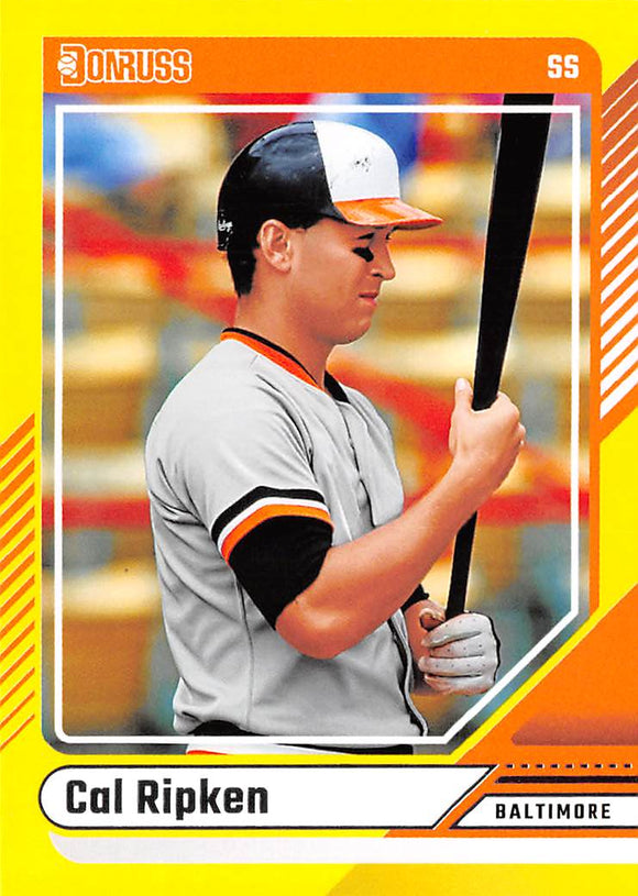 THE DOLLAR BIN 2024 DONRUSS YELLOW FLOOD 36 CAL RIPKEN JR ORIOLES