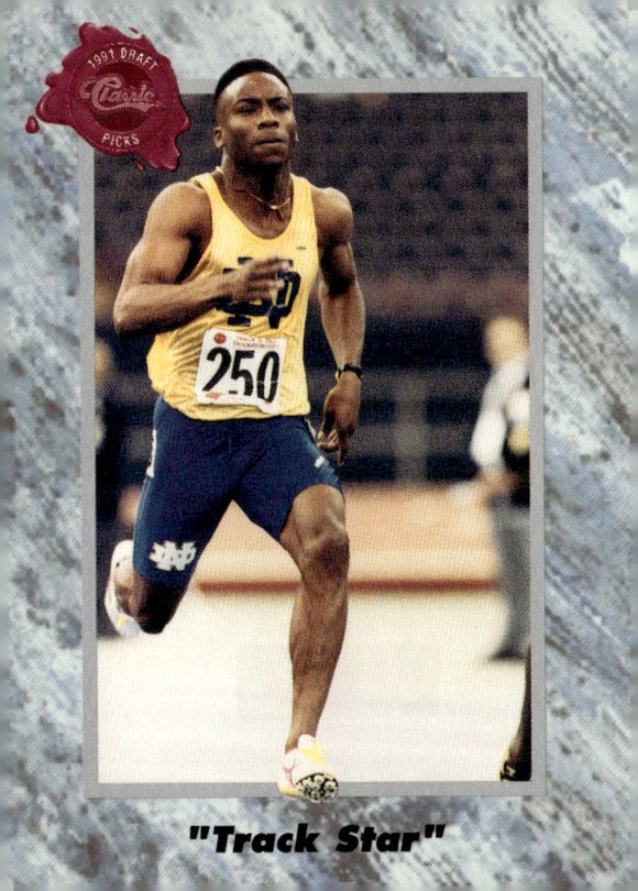 1991 Classic Four Sport #LP4 Track Star Limited Prints