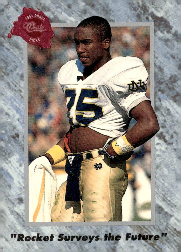 1991 Classic Four Sport #LP2 Rocket Surveys the Future Limited Prints French