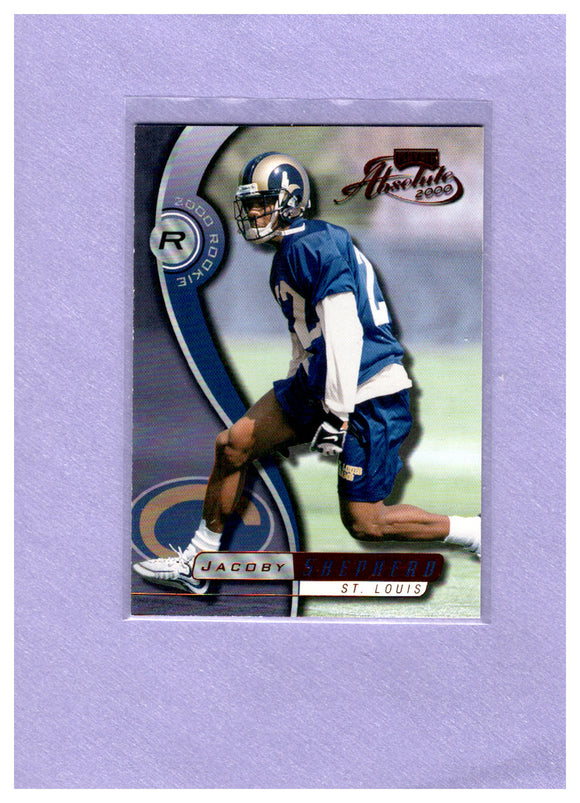 2000 PLAYOFF ABSOLUTE 225 JACOBY SHEPHERD 0711/3000 RC RAMS