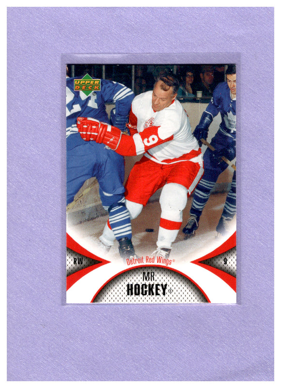 2006-07 UD Mini Jersey Collection 39 Gordie Howe RED WINGS