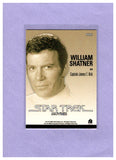 2008 Rittenhouse Star Trek Movies In Motion Portraits POR1 WILLIAM SHATNER