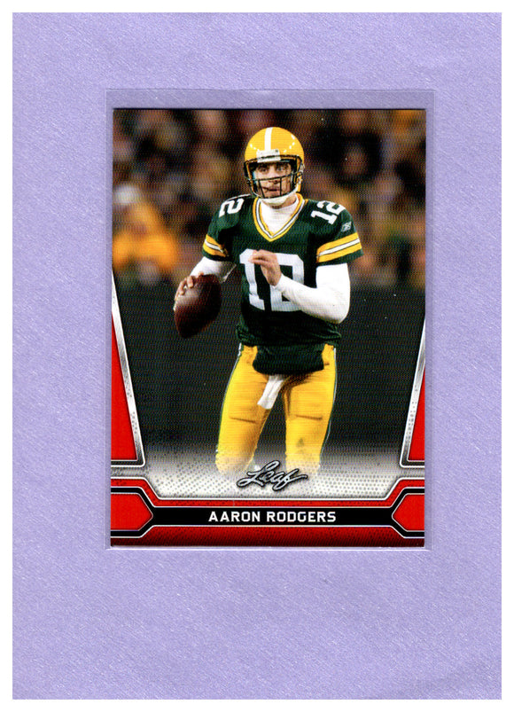 2021 LEAF MULTI SPORT RED 01 AARON RODGERS PACKERS