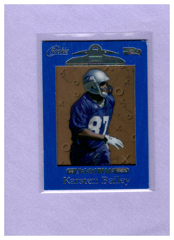 1999 Playoff Absolute SSD 187 Karsten Bailey RC SEAHAWKS