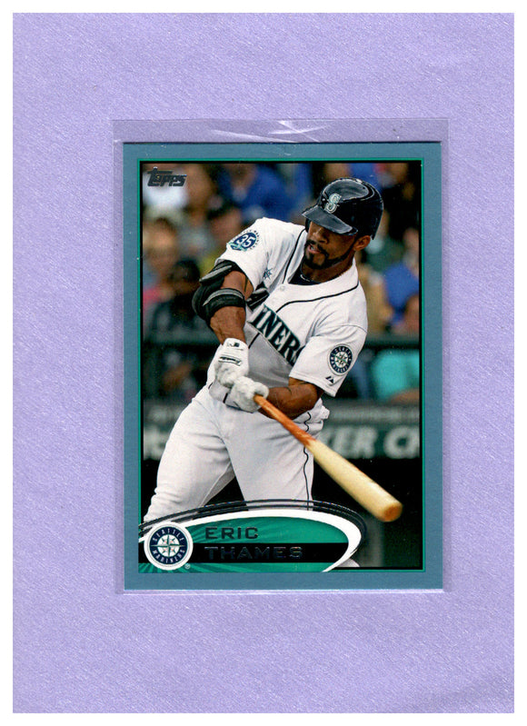 2012 Topps Update Wal-Mart Blue Border US84 Eric Thames MARINERS
