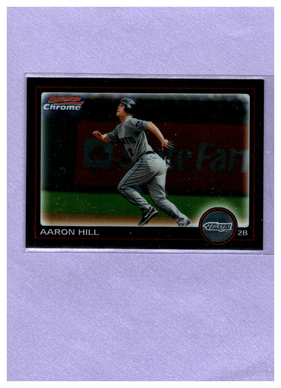 2010 BOWMAN CHROME 130 AARON HILL BLUE JAYS