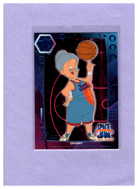 2021 Upper Deck Space Jam A New Legacy Blue 9 GRANNY